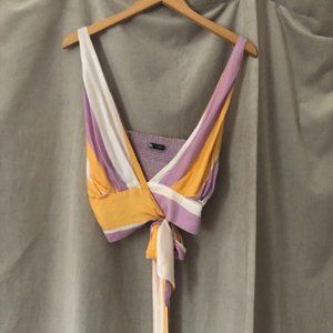 Super cute Zara wrap crop top Size XS